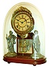 Ansonia Clock Co., New York, "Crystal Palace No. 1 Extra", spring driven 8 days, time and hour/half-hour strike, c1880.