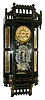 Ansonia Clock Co. Ansonia, Conn., "Reflector", 8 days, time & strike spring all clock, c1883
