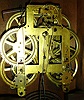 Seth Thomas Clock Co., Thomaston, Conn., "Office No. 1", 8 days, time & strike mahogany veneer wall clock. This clock was originally exported to England as evidenced by the name and place painted on the dial, c1874