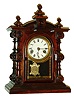 Welch, Spring & Co., Forestville, Conn., "Patti V.P." or "Patti No. 2", also known as the "Baby Patti", 8 days, miniature rosewood timepiece, c1886