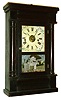 Seth Thomas Clock Co., Plymouth Hollow, Conn., 30 hours, time and strike, spring driven movement, shelf clock, c1860.