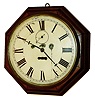 Terryville Mfg. Co., Terryville, Conn., 30 hour, torsion pendulum Octagon Marine timepiece, c1852. 