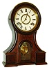 Ingraham Clock Co., Bristol, Conn., "Huron" model 8 days, time and strike, spring driven shelf clock. Ca 1880.