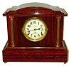 Seth Thomas Clock Co., Thomaston, Conn., 4 bell "Sonora Chime Clock No. 1", 8 days, time and strike, shelf clock, c1910.