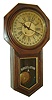 Ansonia Clock Co., Ansonia, Conn., "Regulator A", 8 days, spring brass movement wall clock or timepiece. c1901