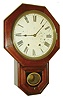 Seth Thomas Clock Co., Thomaston, Conn., 8 days, time and strike, schoolhouse, short drop octagon wall clock, c1900