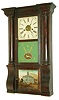 Forestville Mfg. Co., (J.C. Brown), Forestville, Conn., 8 days, time and strike, column and cornice shelf clock, c1845