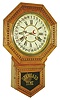 William L. Gilbert Clock Co., Winsted, Conn., "Admiral", 8 days, time and strike, calendar wall clock, c1901