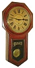Ansonia Clock Co., Ansonia, Conn., "Regulator A", 8 days, walnut wall timepiece, c1900