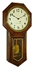 Seth Thomas Clock Co., Thomaston, Conn., "Globe", 8 days, spring long drop octagon wall timepiece, c1920