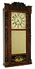 Jeromes & Darrow, Bristol, Conn., 8 days, time and strike, weight wood movement carved column & splat shelf clock, c1835