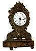 Chauncey Jerome, New Haven, Conn. 30 hours, Paris Model Botsford Patent lever movement embossed brass timepiece, c1850..
