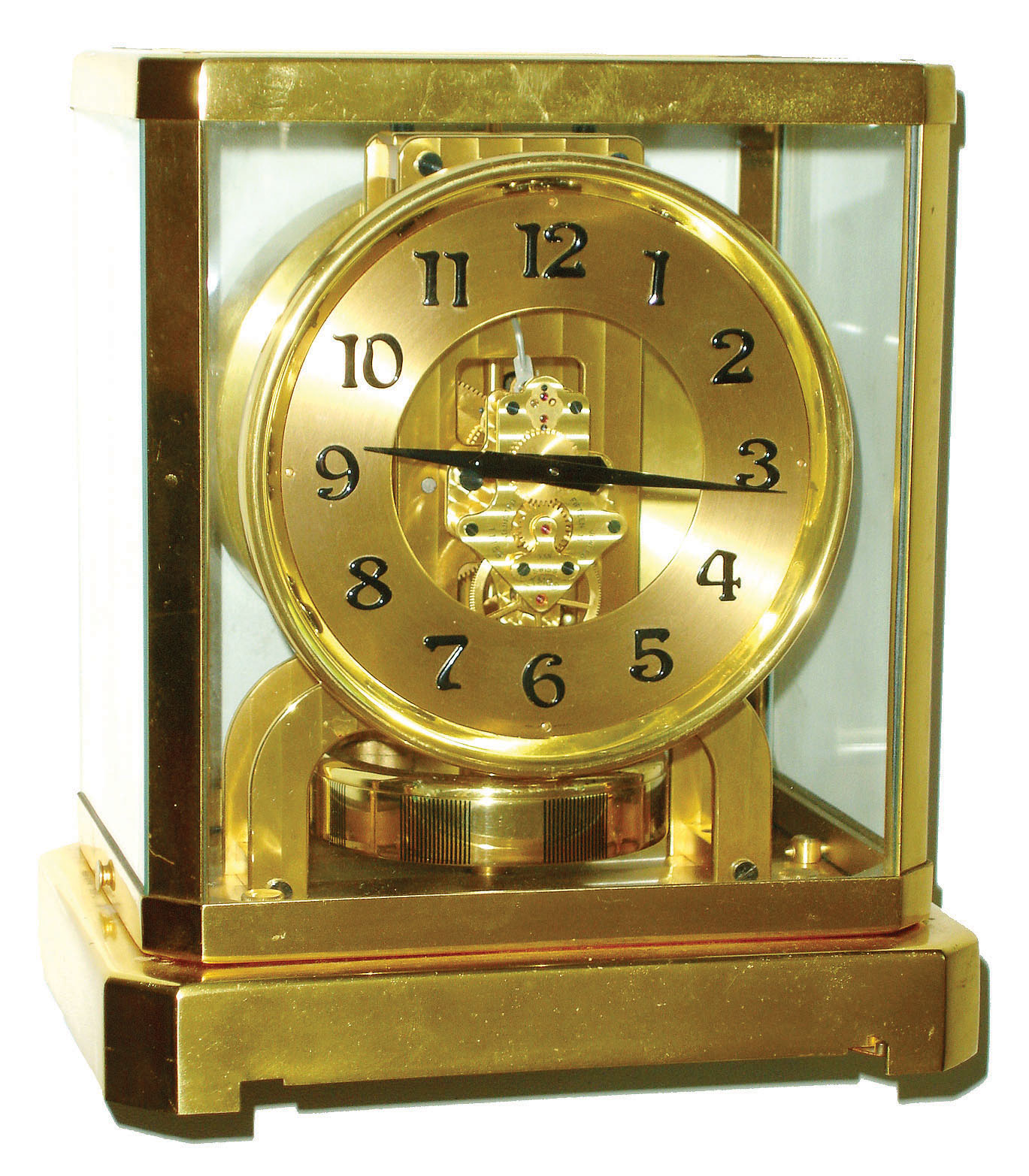 Jaeger - LeCoultre, Swiss made Atmos II perpetual mantel clock, number 11189, c1940 — Antique Clocks Price Guide