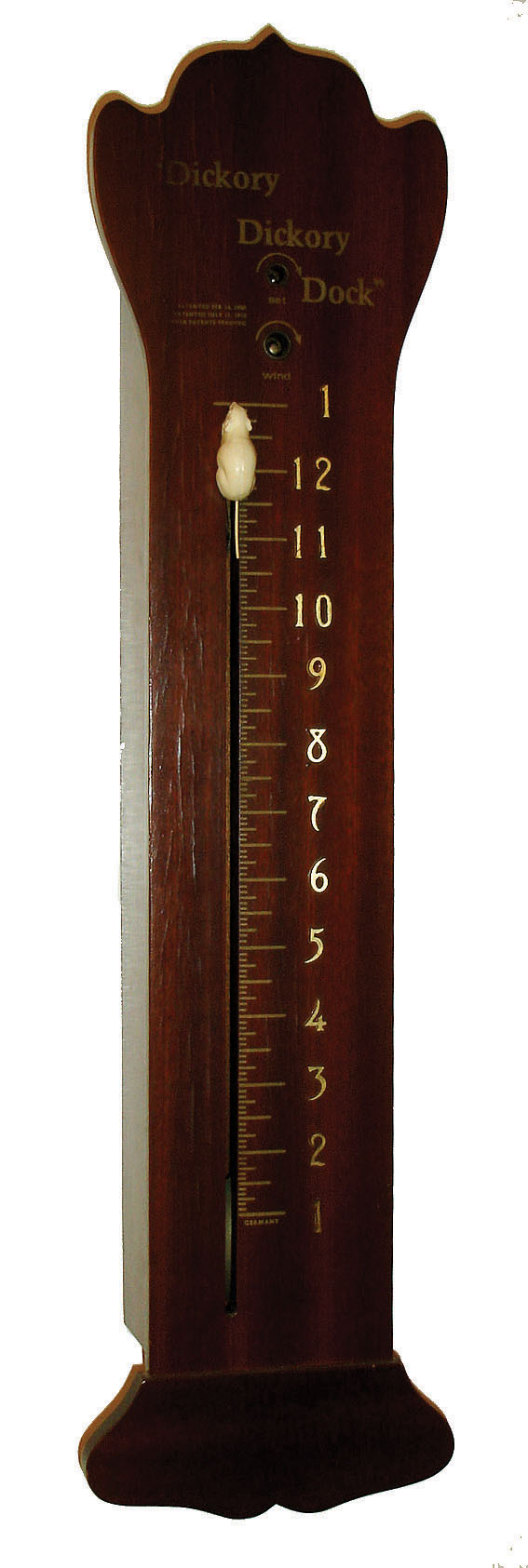 Horolovar, Germany, "Dickory, Dickory Dock" 8 days, novelty clock, c1970 — Antique Clocks Price Guide