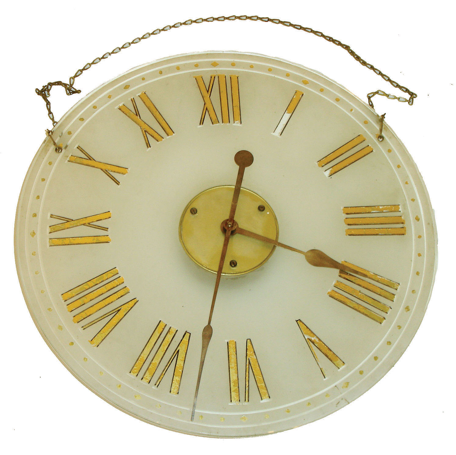 Ansonia Clock Co., New York, " Window Clock" plate glass 20" 8 day time only, hanging wall clock, c1880 — Antique Clocks Price Guide