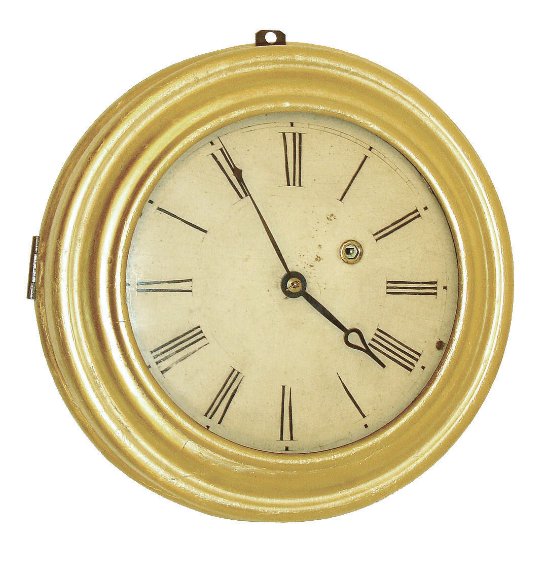 Brewster &amp; Ingrahams, Bristol, Conn., 8 days, gallery timepiece, c1845 — Antique Clocks Price Guide