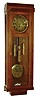 Clocks- 2 (Two) German 8 days,3-weight quarter striking wall clocks in walnut cases, late 19th, early 20th century