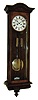 Clocks- 3 (Three) German 8 days,two weight time and strike, Vienna Regular style wall clocks in walnut cases, late 19th/early 20th century.