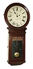 Chelsea Clock Co., Chelsea, Mass., 8 days, weight brass movement regulator wall timepiece retailed by Daniel Pratt's Son, c1910 This Pratt firm was in business 1895 to 1916.