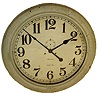 Ansonia Clock Co., New York, "24-Inch Gallery" with 30 day twin-spring time only, round gallery clock, c1914
