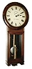 Seth Thomas Clock Co., Thomaston, Conn., "Regulator No. 2", 8 days, weight time only, in walnut case, c1900