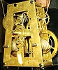 Seth Thomas Clock Co., Thomaston, Conn., "Flora" 8 days, time and strike, wall clock with ebony finish, c1884.