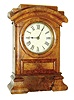 Seth Thomas Clock Co., Thomaston, Conn., "Arch Top", 8-day, time and strike walnut mantel clock, c1880