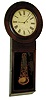 Unknown, probably Mass. [has incorrect S.B. Terry on dial],8 days, time only, weight driven wall regulator, c1860