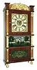 Birge, Mallory & Co., Bristol, Conn., miniature weight triple decker shelf clock with 30 hours, time and strike,, strap brass movement, c1840.