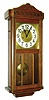 German walnut 8 day quarter-striking two-spring wall clock, c1900