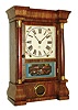 Seth Thomas Clock Co., Thomaston, Conn., "Column" model 8 days, time and strike, shelf clock, c1870.