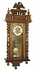 Gustav Becker, Germany 8 days, time and strike, spring movement Vienna regulator, unsigned movement #2174, c1890
