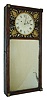 Levi Hutchins, Concord, NH, 8 days, time and strike,, weight brass movement, New Hampshire mirror clock, c1815 This is the clock pictured in "New Hampshire Clocks & Clockmakers" by Charles S. Parsons, pg 212.