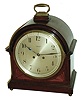 French for A. Stowell & Co, Boston, inlaid mahogany 8 days, time and strike, bracket clock with Vincenti Medaille D'Argent movement, Harris & Harrington (H&H), New York importer stamp, c 1890