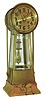 Lenzkirch, Germany brass, marble and beveled glass 8 days, time and strike, drum head crystal regulator, "one million" plus #574948, c1906
