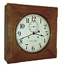 Seth Thomas Clock Co., Thomaston, Conn., "Office No. 11" wall clock with a 30 day time only, movement (no. 86T) in an oak case with a painted metal dial. c 1921