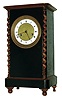 French influence movement, signed Bollengier, a la Haye (the Hague), and with a fine grid compensating pendulum, c1870, now installed in an earlier c1840 veneered walnut over oak case, bearing barley twist columns to the side. A mixed lot.
