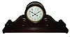 French 8 days, time and strike, mahogany tambour mantel clock, sold by Black, Starr & Frost, New York, with Vincenti and H&H movement, c1890