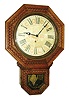 The E. Ingraham Co., Bristol, Conn."12" Drop Octagon" model 8 days,Time only wall clock in solid oak case with Coca Cola advertising dial; c1911