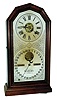 Ithaca Calendar Clock Co., Ithaca, NY, "No. 11 Octagon", 8 days, time, strike and alarm spring brass movement double dial calendar clock, c1880