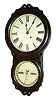 Seth Thomas Clock Co, Thomaston, Conn., "Office Calendar No. 4" 8 days,spring driven timepiece with perpetual calendar mechanism in rosewood veneer case, c1875.