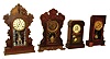 Clocks- 4 (Four): (1) Seth Thomas Clock Co., Thomaston, "Troy", 8 days, time and strike, city series, c.. (2) Waterbury Clock Co., Waterbury. "Forum", 8 days, time and strike, oak kitchen clock, c1906. (3) William L. Gilbert Clock Co., Winsted "Citizen No. 22", 8 days, time and strike, oak case. (4) William L. Gilbert Clock Co., "Calipe", 8 days, time and strike, oak case. .