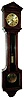 Austria, 30 day Laterndluhr timepiece, meter pendulum with silver engine turned dial with seconds bit, in a provincial style mahogany case of mahogany solids and veneers, c.1815