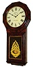 Seth Thomas Clock Co., Plymouth Hollow, Conn.. "Regulator No. 1 Extra" with 8 day weight driven timepiece movement (of the Silas B. Terry design) in a rosewood veneered case, c1865,