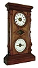 Seth Thomas Clock Co., Thomaston, Conn., 8 days, time and strike, weight driven movement with perpetual calendar in custom case.
