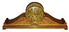 Seth Thomas Clock Co., Thomaston, Conn., gilded cast brass tambour clock, 8 days, time and strike,, c1915.