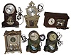 Clocks- 15 (Fifteen) plug-in electric animated novelty clocks by United, Mastercrafters, HaddonClocks, Telechron, Ingraham, Lincoln, GE, Howard Clock Corp., Kit Cat Clock Sessions, and Old Charter whiskey; 20th century