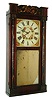 Clocks- 3 (Three): (1) William S. Johnson, 20 Courtlandt St., NY, 30 hours, time and strike,, OG c1849. (2) Ansonia Brass & Copper Co., Ansonia. CT 30 hours, time and strike,, OG, c1875, (3) Jeromes & Darrow, Bristol, Conn., 30 hours, time and strike,, wooden works "bronzed looking glass" clock, c1828.
