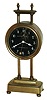 European gravity clock for Mappin & Webb Ltd., Johannesburg, South Africa, brass 30 hour timepiece with exposed compound pendulum, c1922.