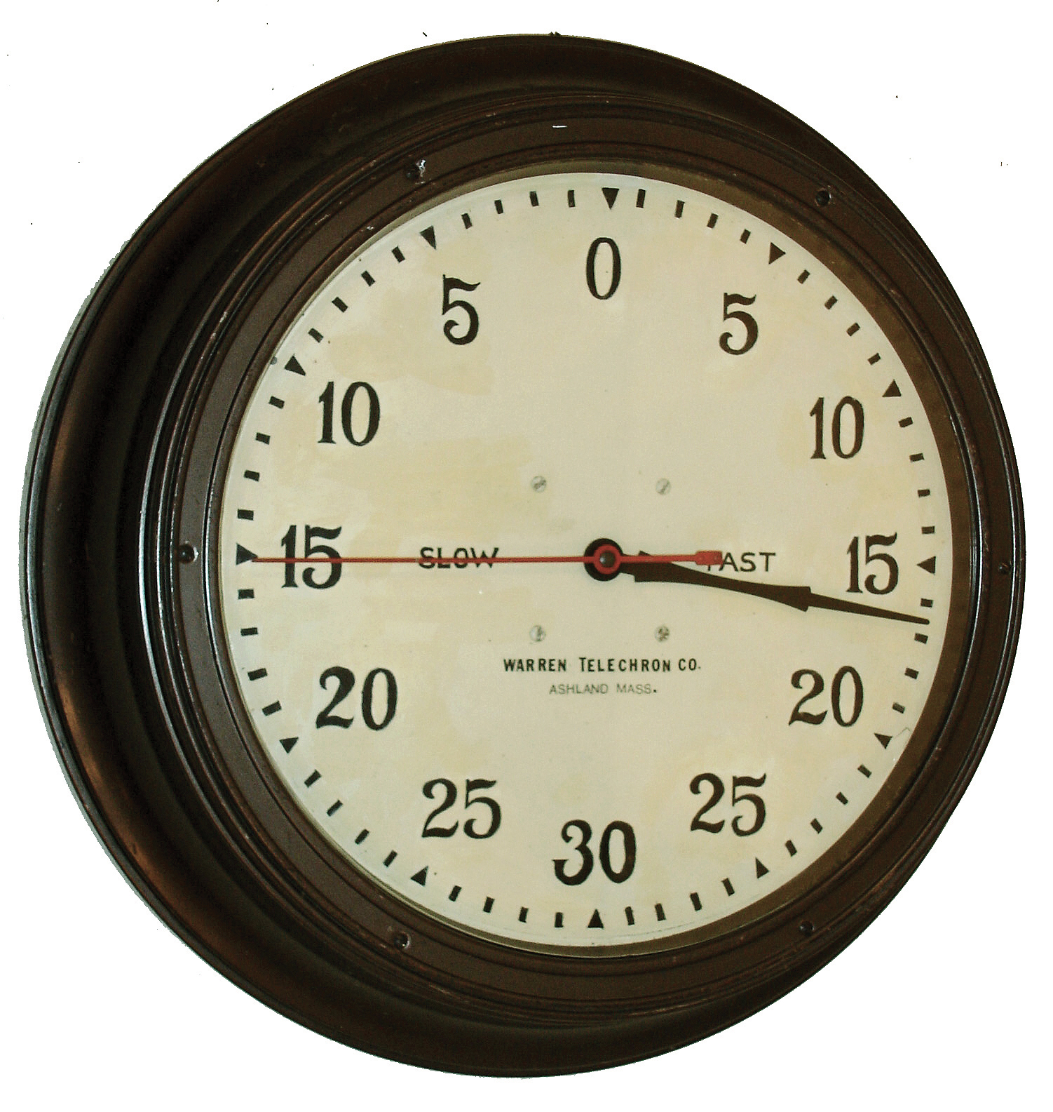 Warren Telechron Company, Ashland, Mass., ÓFrequency ComparatorÒ, Model M163, Type B3, 110 volt 60 rpm, serial No. 190057A, c1930 — Antique Clocks Price Guide